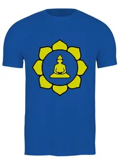 Заказать мужскую футболку в Москве. Футболка классическая Медитация от trend - готовые дизайны и нанесение принтов.