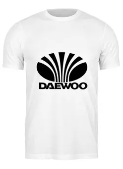 Заказать мужскую футболку в Москве. Футболка классическая Daewoo от THE_NISE  - готовые дизайны и нанесение принтов.