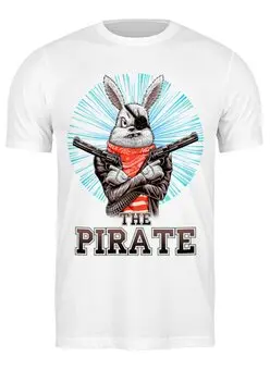 Заказать мужскую футболку в Москве. Футболка классическая ☠ The Pirate ☠ от balden - готовые дизайны и нанесение принтов.