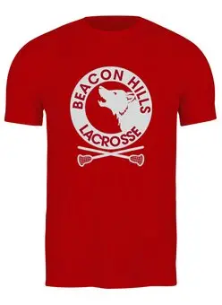 Заказать мужскую футболку в Москве. Футболка классическая Teen Wolf - beacon hills от cherdantcev - готовые дизайны и нанесение принтов.