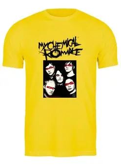 Заказать мужскую футболку в Москве. Футболка классическая My Chemical Romance от cherdantcev - готовые дизайны и нанесение принтов.