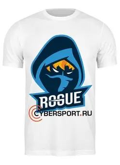 Заказать мужскую футболку в Москве. Футболка классическая ROGUE от robus - готовые дизайны и нанесение принтов.