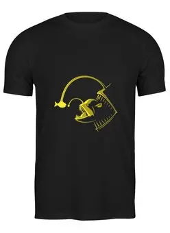 Заказать мужскую футболку в Москве. Футболка классическая  Рыбы на крючке от BestPrint  - готовые дизайны и нанесение принтов.
