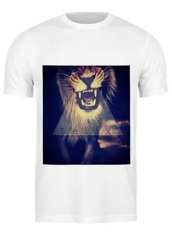 Заказать мужскую футболку в Москве. Футболка классическая Swag тигра от Sergio Happy - готовые дизайны и нанесение принтов.