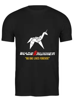 Заказать мужскую футболку в Москве. Футболка классическая Blade Runner от cherdantcev - готовые дизайны и нанесение принтов.