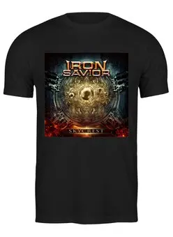 Заказать мужскую футболку в Москве. Футболка классическая Iron Savior от Fedor - готовые дизайны и нанесение принтов.