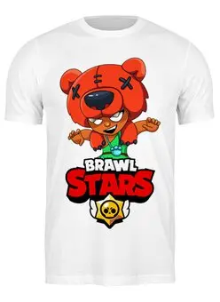 Заказать мужскую футболку в Москве. Футболка классическая BRAWL STARS NITA от geekbox - готовые дизайны и нанесение принтов.