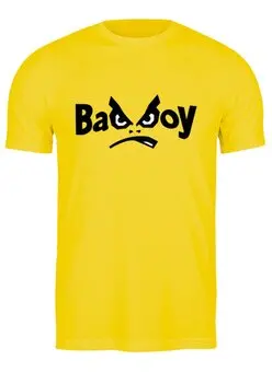 Заказать мужскую футболку в Москве. Футболка классическая  Bad Boy от balden - готовые дизайны и нанесение принтов.