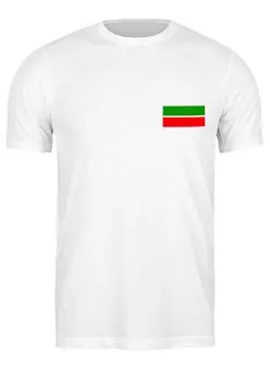 Заказать мужскую футболку в Москве. Футболка классическая Флаг Татарстана от Kibet  - готовые дизайны и нанесение принтов.