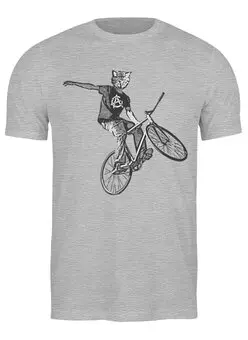 Заказать мужскую футболку в Москве. Футболка классическая Bike Punk  от oneredfoxstore@gmail.com - готовые дизайны и нанесение принтов.