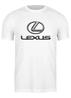 Заказать мужскую футболку в Москве. Футболка классическая LEXUS  от DESIGNER   - готовые дизайны и нанесение принтов.
