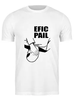 Заказать мужскую футболку в Москве. Футболка классическая Efic pail от polietan - готовые дизайны и нанесение принтов.