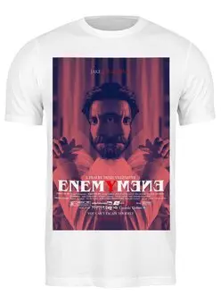 Заказать мужскую футболку в Москве. Футболка классическая Враг / Enemy от kino.printio.ru - готовые дизайны и нанесение принтов.