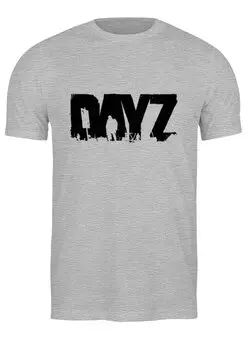 Заказать мужскую футболку в Москве. Футболка классическая DayZ T-shirt от v1rtu - готовые дизайны и нанесение принтов.