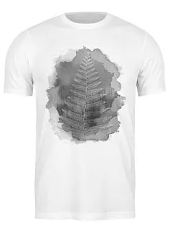 Заказать мужскую футболку в Москве. Футболка классическая Fern Fog от oneredfoxstore@gmail.com - готовые дизайны и нанесение принтов.