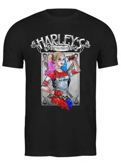 Заказать мужскую футболку в Москве. Футболка классическая Harley's от ПРИНТЫ ПЕЧАТЬ  - готовые дизайны и нанесение принтов.