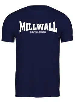 Заказать мужскую футболку в Москве. Футболка классическая Millwall South London от Millwall Supporters Club Russia - готовые дизайны и нанесение принтов.