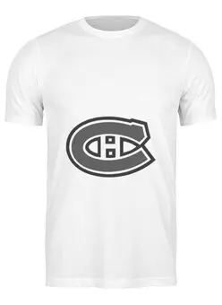 Заказать мужскую футболку в Москве. Футболка классическая Montreal Canadiens от kspsshop - готовые дизайны и нанесение принтов.