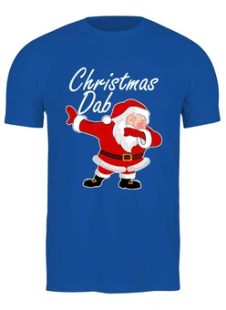 Заказать мужскую футболку в Москве. Футболка классическая Christmas dab от skynatural - готовые дизайны и нанесение принтов.