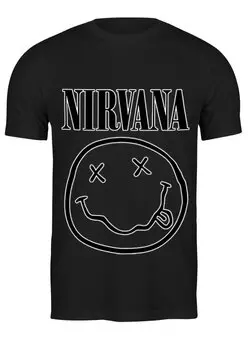 Заказать мужскую футболку в Москве. Футболка классическая Nirvana от weeert - готовые дизайны и нанесение принтов.