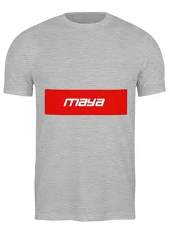 Заказать мужскую футболку в Москве. Футболка классическая  Имя Maya от THE_NISE  - готовые дизайны и нанесение принтов.