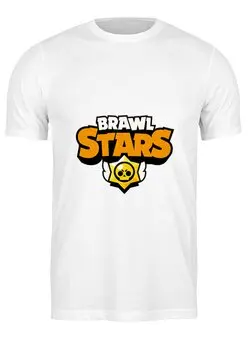 Заказать мужскую футболку в Москве. Футболка классическая  Brawl Stars от THE_NISE  - готовые дизайны и нанесение принтов.