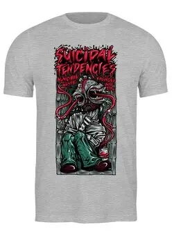 Заказать мужскую футболку в Москве. Футболка классическая Suicidal Tendencies band от Leichenwagen - готовые дизайны и нанесение принтов.