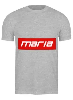 Заказать мужскую футболку в Москве. Футболка классическая Maria от THE_NISE  - готовые дизайны и нанесение принтов.