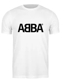 Заказать мужскую футболку в Москве. Футболка классическая Группа "ABBA" от Fedor - готовые дизайны и нанесение принтов.