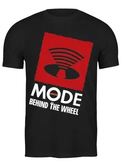 Заказать мужскую футболку в Москве. Футболка классическая Depeche Mode / Behind The wheel от OEX design - готовые дизайны и нанесение принтов.