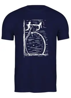 Заказать мужскую футболку в Москве. Футболка классическая Bike Wind от oneredfoxstore@gmail.com - готовые дизайны и нанесение принтов.