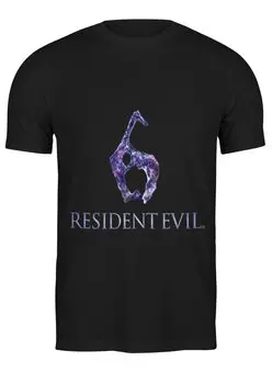 Заказать мужскую футболку в Москве. Футболка классическая Resident Evil 6 от game-fan - готовые дизайны и нанесение принтов.