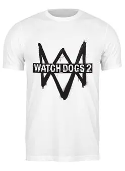 Заказать мужскую футболку в Москве. Футболка классическая Watch Dogs  от cherdantcev - готовые дизайны и нанесение принтов.