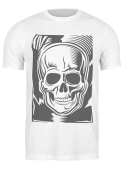 Заказать мужскую футболку в Москве. Футболка классическая Skulls от oneredfoxstore@gmail.com - готовые дизайны и нанесение принтов.