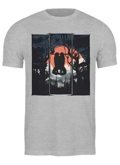 Заказать мужскую футболку в Москве. Футболка классическая Wild Gym от oneredfoxstore@gmail.com - готовые дизайны и нанесение принтов.