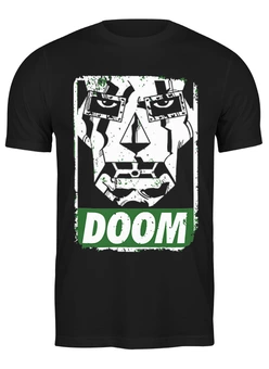 Заказать мужскую футболку в Москве. Футболка классическая MF Doom от skynatural - готовые дизайны и нанесение принтов.