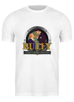 Заказать мужскую футболку в Москве. Футболка классическая Bully от THE_NISE  - готовые дизайны и нанесение принтов.
