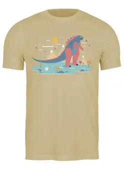 Заказать мужскую футболку в Москве. Футболка классическая Animals от oneredfoxstore@gmail.com - готовые дизайны и нанесение принтов.