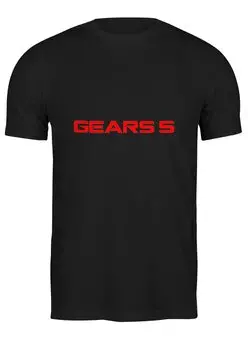 Заказать мужскую футболку в Москве. Футболка классическая Gears 5 от THE_NISE  - готовые дизайны и нанесение принтов.