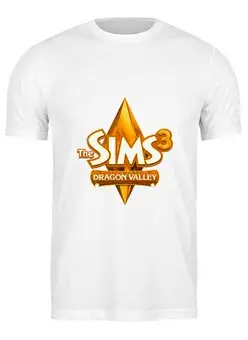 Заказать мужскую футболку в Москве. Футболка классическая The Sims 3 от THE_NISE  - готовые дизайны и нанесение принтов.