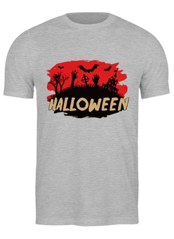 Заказать мужскую футболку в Москве. Футболка классическая Ночь Хэллоуина от skynatural - готовые дизайны и нанесение принтов.
