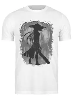 Заказать мужскую футболку в Москве. Футболка классическая Lady Fox от oneredfoxstore@gmail.com - готовые дизайны и нанесение принтов.