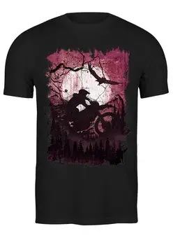 Заказать мужскую футболку в Москве. Футболка классическая Dirt Rider от oneredfoxstore@gmail.com - готовые дизайны и нанесение принтов.