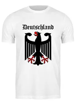 Заказать мужскую футболку в Москве. Футболка классическая Германия от tshirt - готовые дизайны и нанесение принтов.