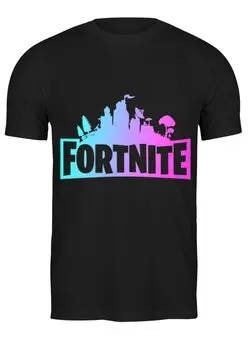 Заказать мужскую футболку в Москве. Футболка классическая FORTNITE от geekbox - готовые дизайны и нанесение принтов.