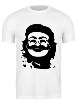 Заказать мужскую футболку в Москве. Футболка классическая Че Гевара от svetlanas - готовые дизайны и нанесение принтов.