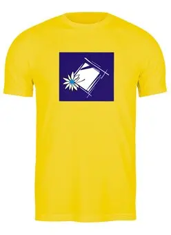 Заказать мужскую футболку в Москве. Футболка классическая ромашка в рам от nikol - готовые дизайны и нанесение принтов.