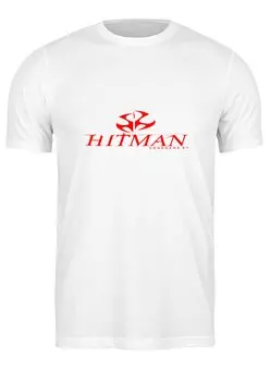Заказать мужскую футболку в Москве. Футболка классическая Hitman от THE_NISE  - готовые дизайны и нанесение принтов.