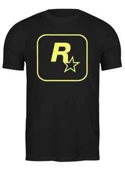 Заказать мужскую футболку в Москве. Футболка классическая Rockstar Staff T-Shirt от Nalivaev - готовые дизайны и нанесение принтов.