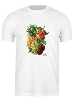 Заказать мужскую футболку в Москве. Футболка классическая Плодово-ягодный букет от Виктор Гришин - готовые дизайны и нанесение принтов.